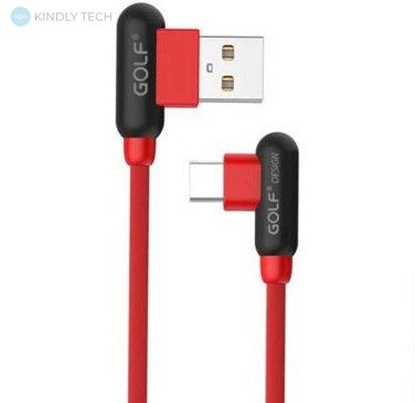 Угловой кабель USB-Type-C GOLF GC-45 1м
