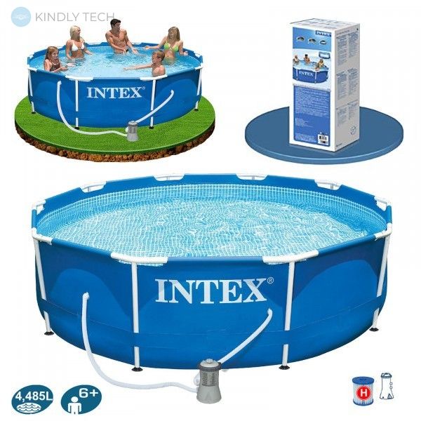Каркасный бассейн Intex 28202 с фильтр-насосом 305x76см