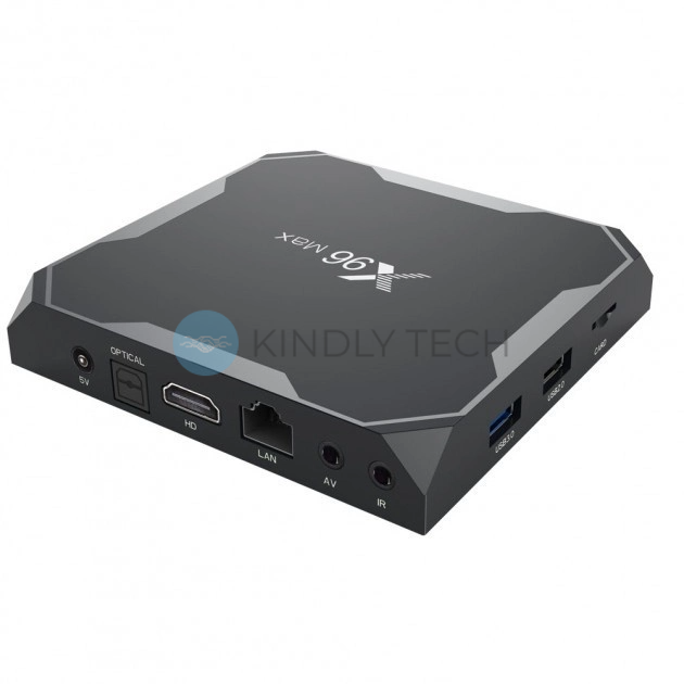 Смарт ТВ Android приставка uClan&nbsp;X96 MAX 4K 4/64Gb 4K Amlogic S905X3 с пультом ДУ