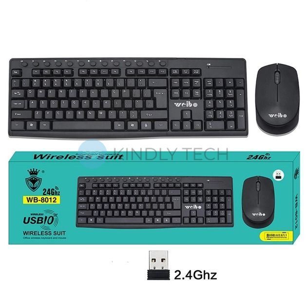 Бездротовий комплект клавіатури та мишки Wireless suit WB-8012 24Ghz