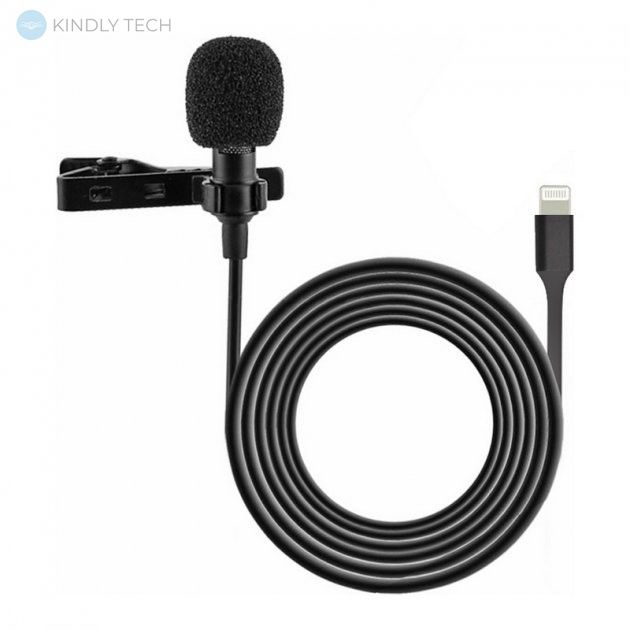 Мікрофон міні з кабелем Lighting JH-041