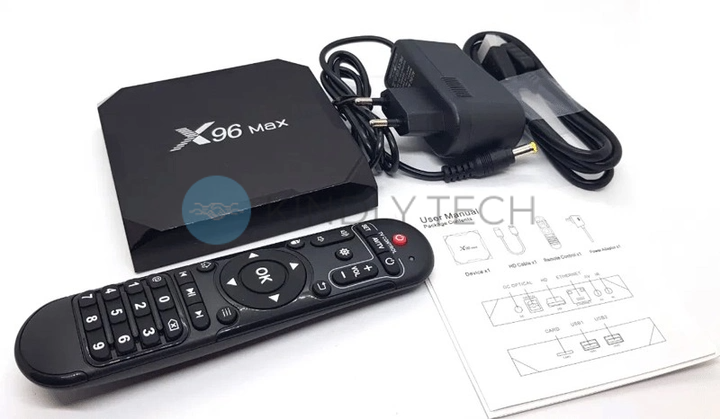Смарт ТВ Android приставка uClan&nbsp;X96 MAX 4K 4/64Gb 4K Amlogic S905X3 с пультом ДУ
