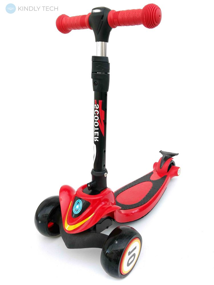 Самокат детский трехколесный Scooter F4 Красный
