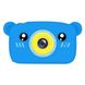 Детская фотокамера Baby Photo Camera Bear Teddy с автофокусом, blue