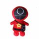 Детская плюшевая игрушка ночник-проектор звёздного неба Игра в кальмара