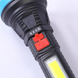 Ручной фонарь 2в1 аккумуляторный 1200мАч с USB-зарядкой и боковым светом JX-1106C