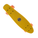 Скейт Пенні Борд (Penny Board) з сяючими колесами, Yellow