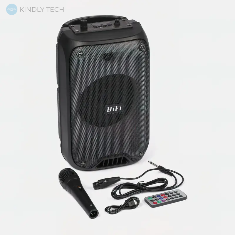 Автономна акустична система 10W з мікрофоном RX-6168 Bluetooth колонка