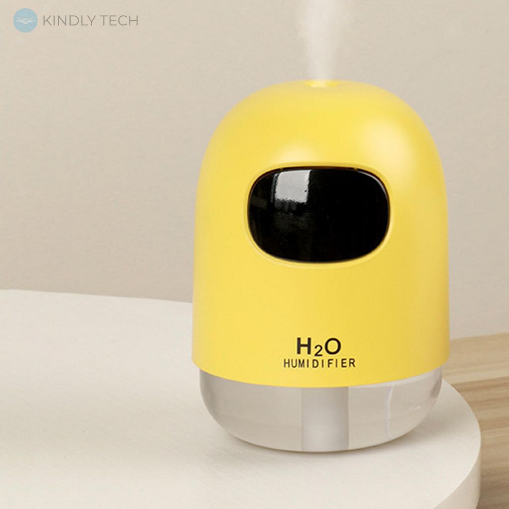 Зволожувач повітря жовтий h2o humidifier