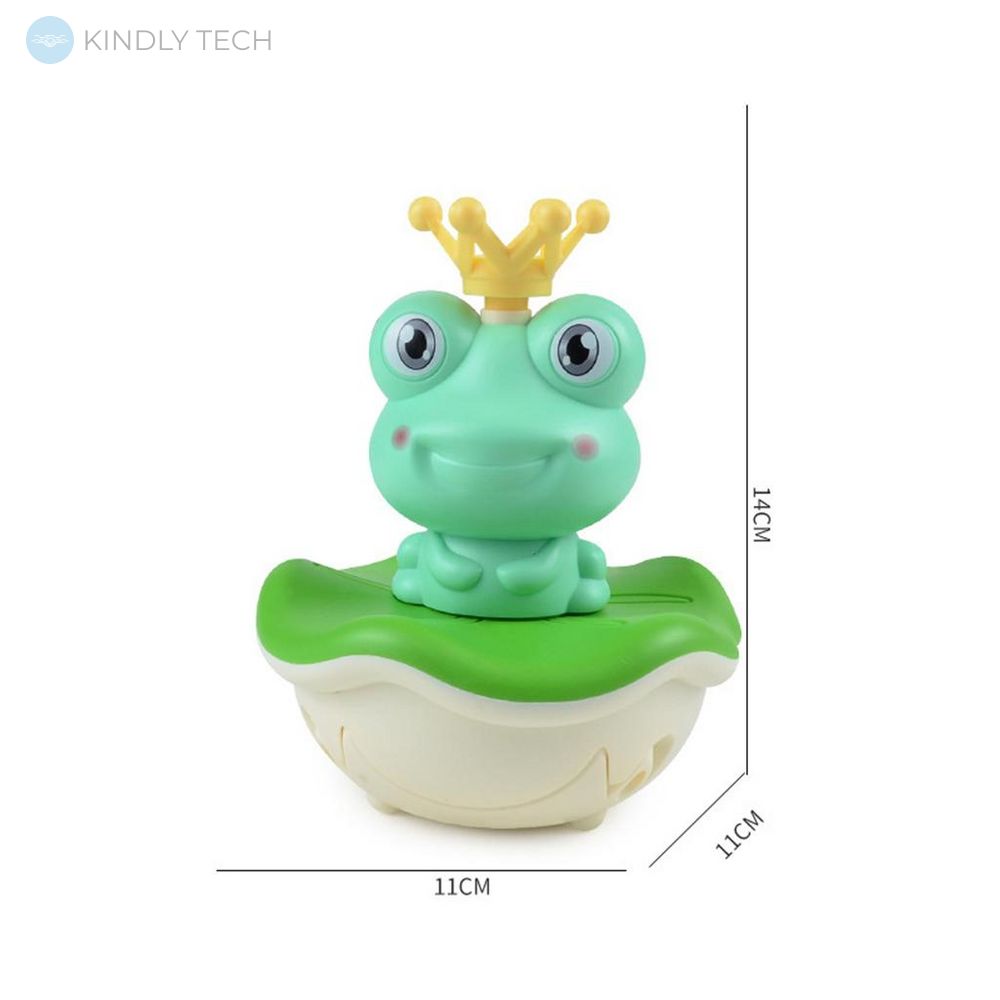 Дитяча іграшка для ванни царівна жаба Yingen із фонтанчиком