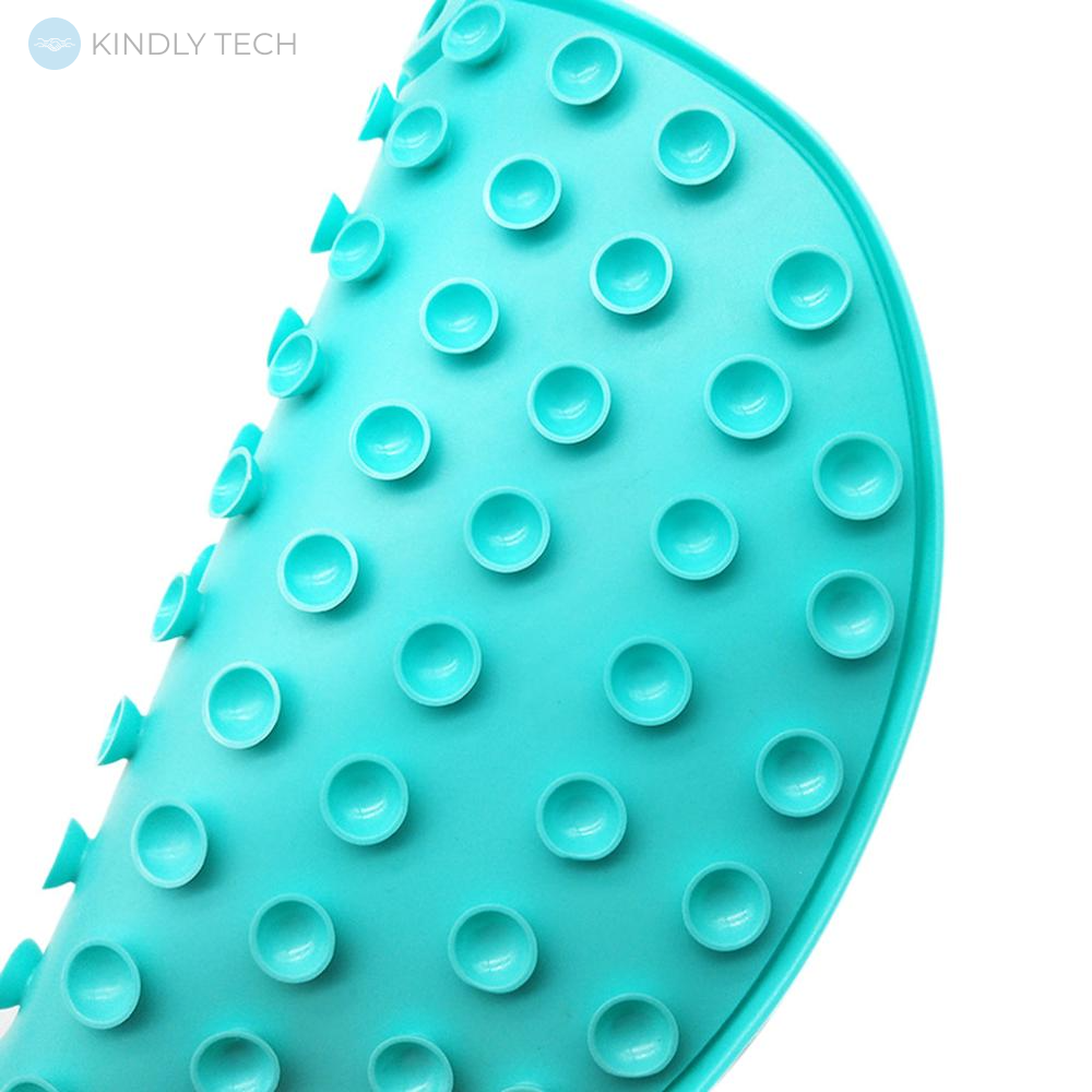 Силиконовый коврик для мытья ног, нескользящий коврик для ванной