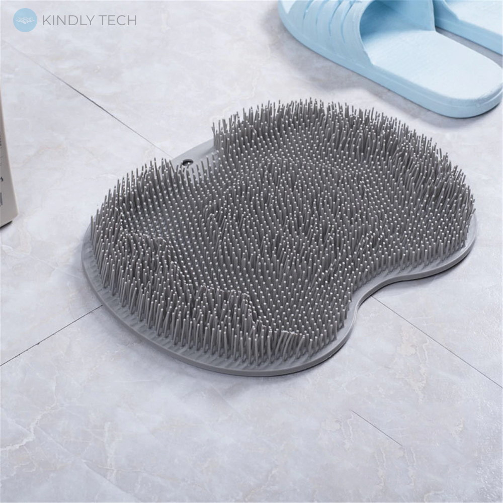 Силіконовий килимок для миття ніг, нековзний килимок для ванної