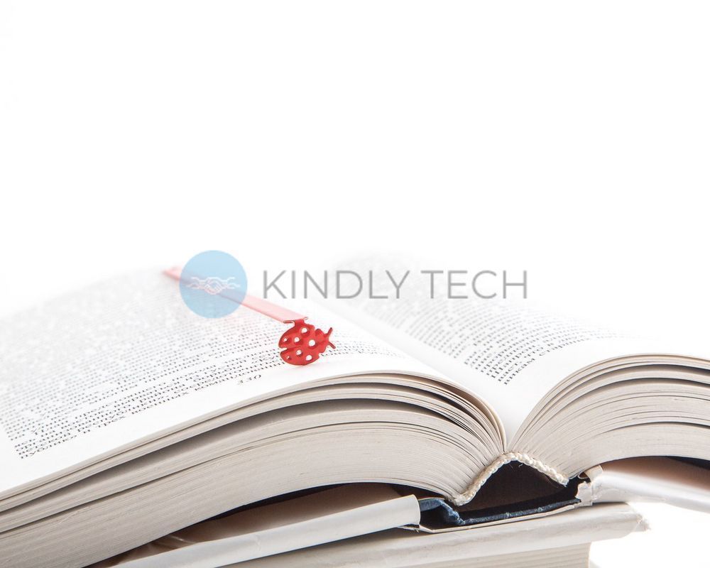 Закладка для книг &laquo;Божья коровка&raquo;, Красный