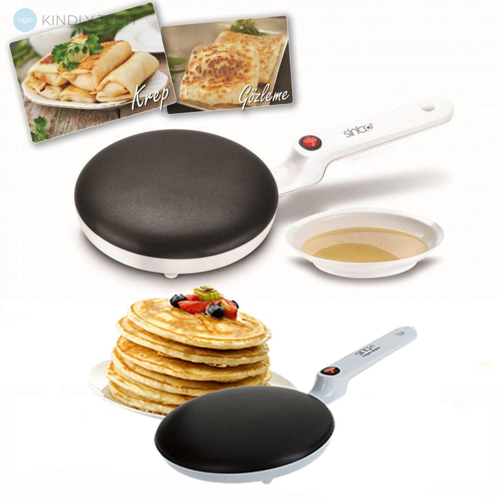 Купить Электрическая погружная блинница Crepe Maker /Белая § Блинницы  Украина KindlyTech