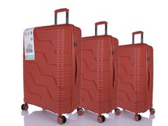 Дорожный чемодан полипропилен Красный