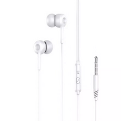 Дротові навушники з мікрофоном 3.5mm — Viva HV53 — White