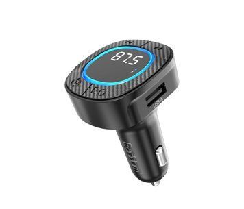 Автомобільний FM‑модулятор MP3 з зарядним пристроєм 3.0A, портами USB‑A та USB‑C &mdash; Earldom ET‑M106
