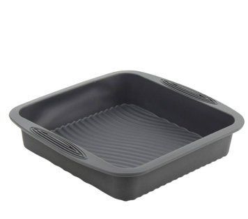 Форма для выпечки Benson BN-690 24&times;24&times;3,5 см, силиконовая серая
