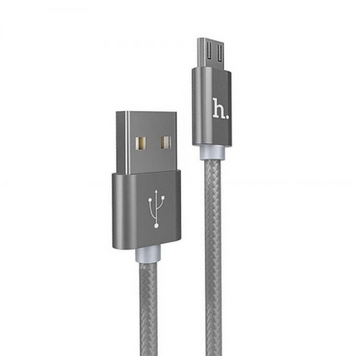 Кабель MicroUSB HOCO X2 Knitted (1 метр), В ассортименте