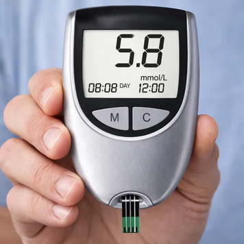 Компактний глюкометр Blood Glucose Meter Model4 з тест-смужками та ланцетами