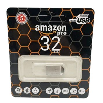 Флешка в ударостойком корпусе AMAZON PRO 32GB MINI FIT для компьютера и ноутбука