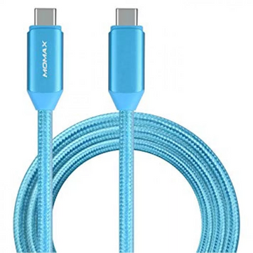Кабель USB C 2.4A (1m) &mdash; Momax DTC10 &mdash; Blue