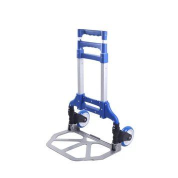 Візок для багажу з алюмінієвого сплаву, 75 кг Draw-bar truck XS-04-BLUE