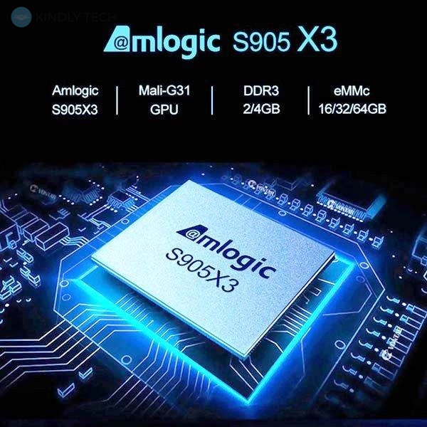 Смарт ТВ Android приставка X96 4K Air 4/32Gb 4K Amlogic S905X3 с пультом ДУ