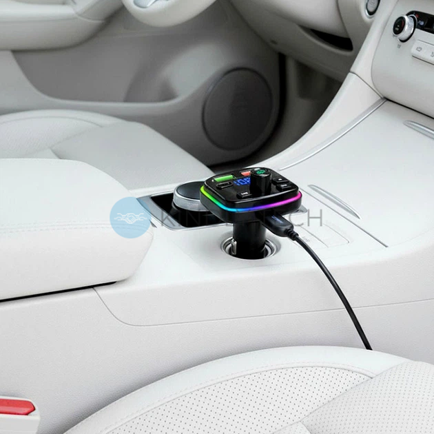 Багатофункціональний FM-трансмітер PERVOI CTC-731 Bluetooth з USB та Type-C зарядкою