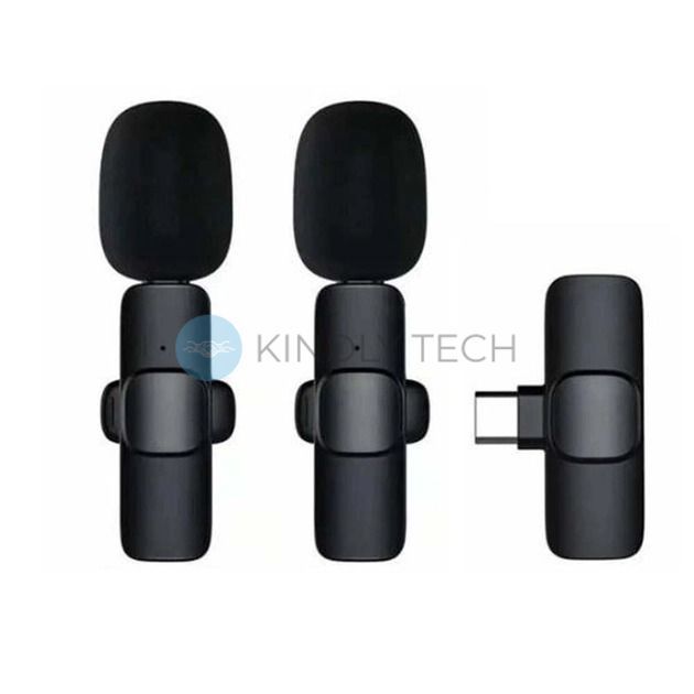 Двойной петличный беспроводной микрофон K9 Type-C