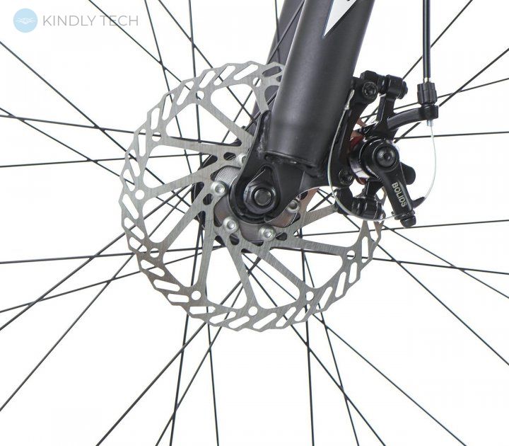 Велосипед горный с алюминиевой рамой Konar KA-29″18# 21S передние амортизаторы, Черный/белый
