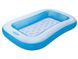 Дитячий надувний басейн Intex з надувним дном (166х100х28см)