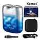 Акумуляторна чоловіча електробритва Kemei KM-C30 mini для гоління бороди та вусів
