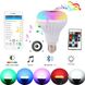 Беспроводная Bluetooth лампа динамик свет E27 Музыка 12W RGB LED