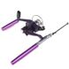 Кишенькова ручка-вудка Pocket Fishing Rod + котушка Purple