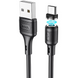 Магнітний кабель заряджання Hoco X62 Micro Sereno magnetic 1м