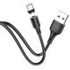 Магнітний кабель заряджання Hoco X62 Micro Sereno magnetic 1м