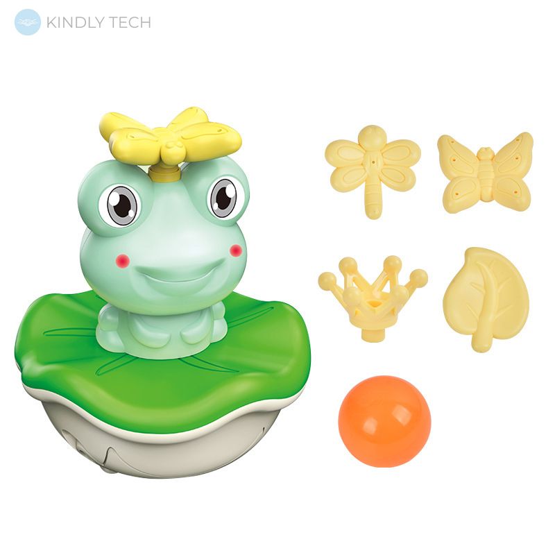 Детская игрушка для ванны царевна лягушка Yingen с фонтанчиком