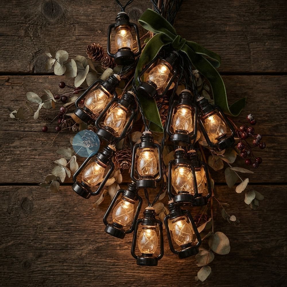 Гирлянда &laquo;Фонарики&raquo;, 20 LED, 4.5 м, тёплое белое свечение, USB