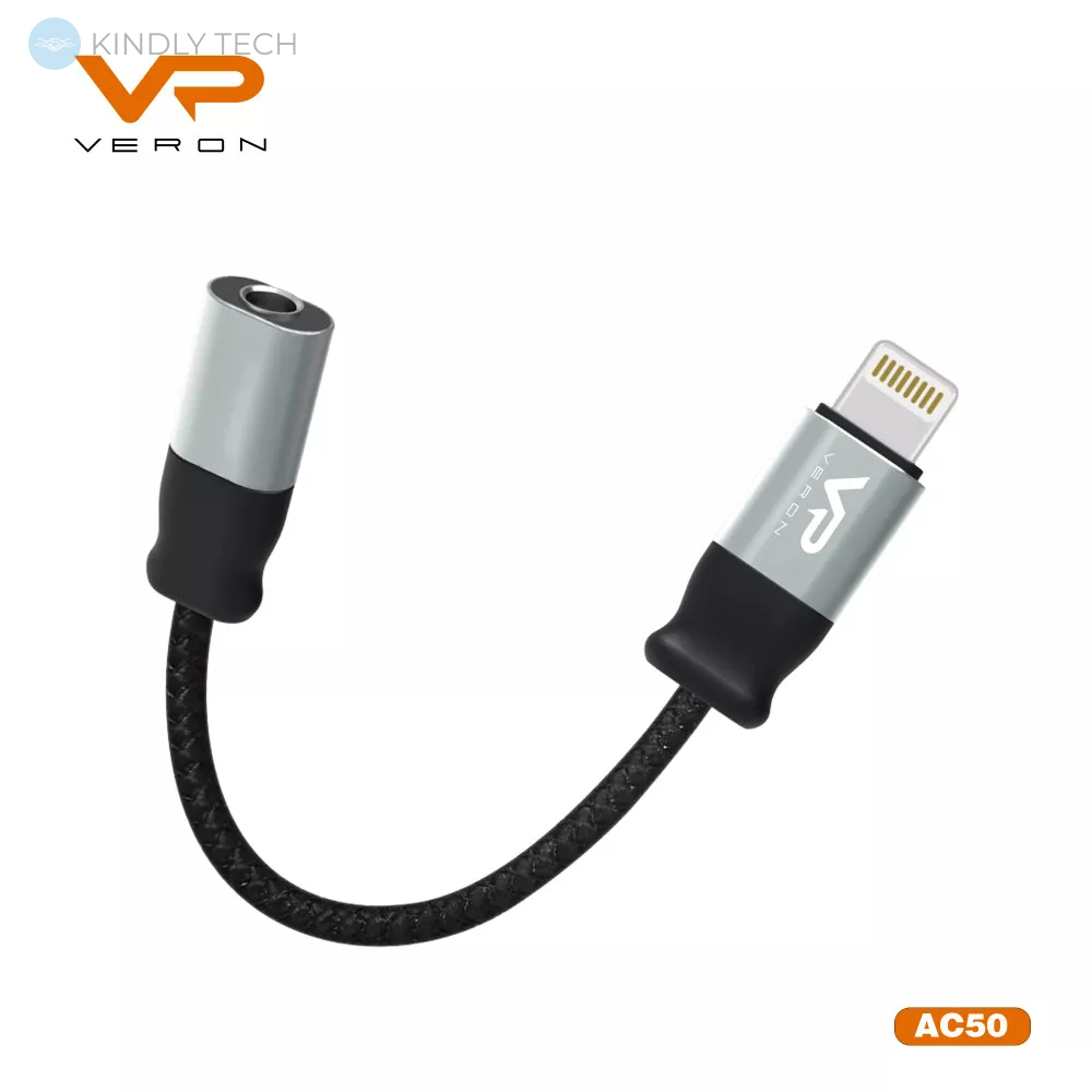 Перехідник Adapter Lightning To 3.5mm — Veron VR-AC50