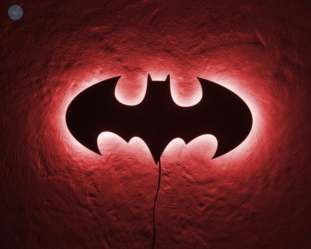 Светильник настенный «Batman» (красная подсветка), ассорти