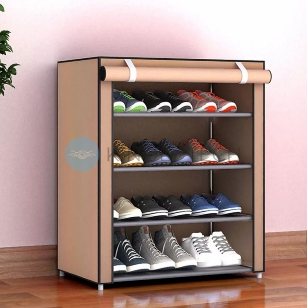 Шкаф для обуви тканевый 4 яруса Shoe cabinet45 layer Shoe Rack