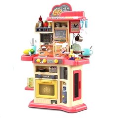 Детская кухня с водой и парой MJL 911, Розовая
