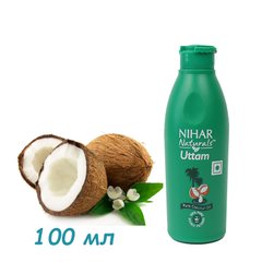 Натуральное кокосовое масло для волос и тела Nihar 100 мл