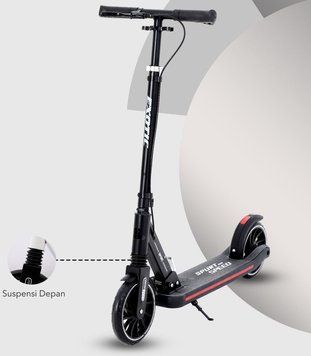 Самокат двухколесный Scooter Exotic PC108 Черный
