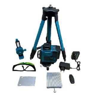 Лазерный уровень нивелир Domotec 4D 16 линий 360&deg; зеленый луч