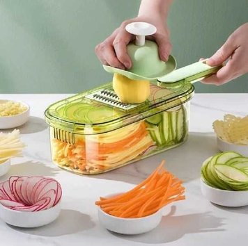 Овочерізка слайсер Multifunctional Vegetable Cutter з контейнером 4 в 1