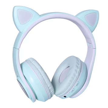 Накладні бездротові навушники з вушками TUCCI P39 &mdash; Blue