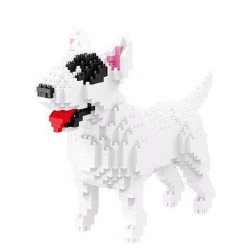 Конструктор піксельний 3D Собаки Pet Dog Bull Terrier 618-10, 19.5см