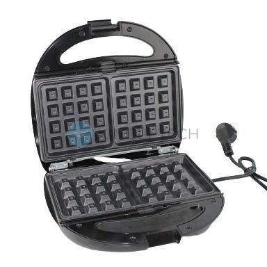 Многофункциональная сэндвичница 6в1 Domotec MS-7706 /1000 Вт, Универсальный мультимейкер